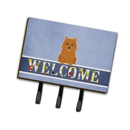 Carolines Treasures Norwich Terrier Welcome Leash or Key Holder BB5601TH68